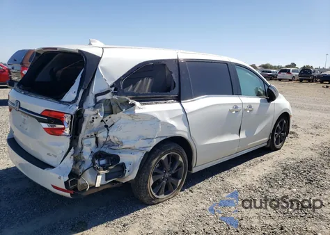 2022 Honda Odyssey Elite z USA, uszkodzony, nr VIN 5FNRL6H98NB055907